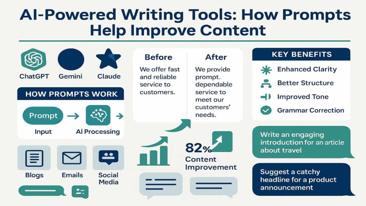 AI-Powered Writing Tools: How Prompts Help Improve Content
